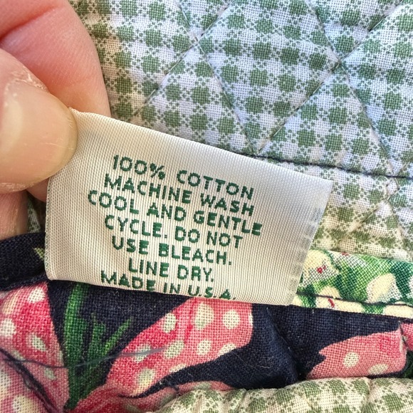 Retired Vera Bradley Quilted Shoulder Bag Return To Happiness Floral Cottagecore - Picture 4 of 11